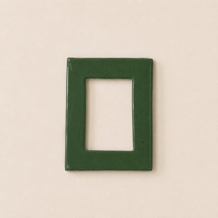 Cadre Rectangle en céramique olive