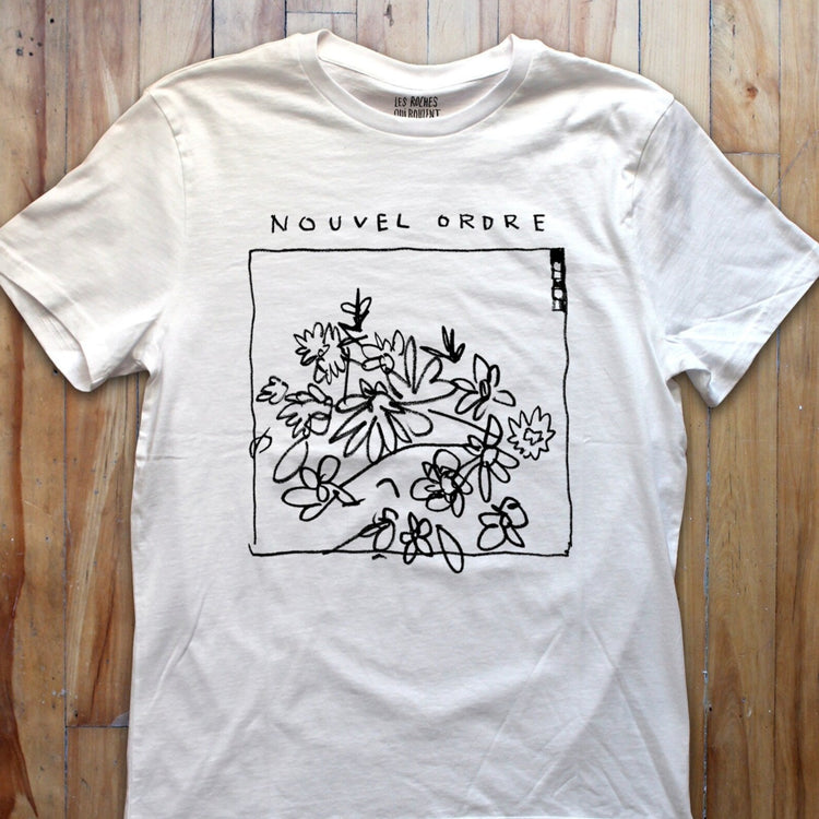 T-shirt 'Nouvel ordre blanc' [tailles variées]