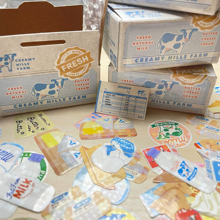 Hako Mini Box of 40 Dairy Stickers