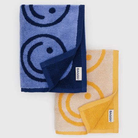 Serviette à main Happy Smiley [couleurs variées]