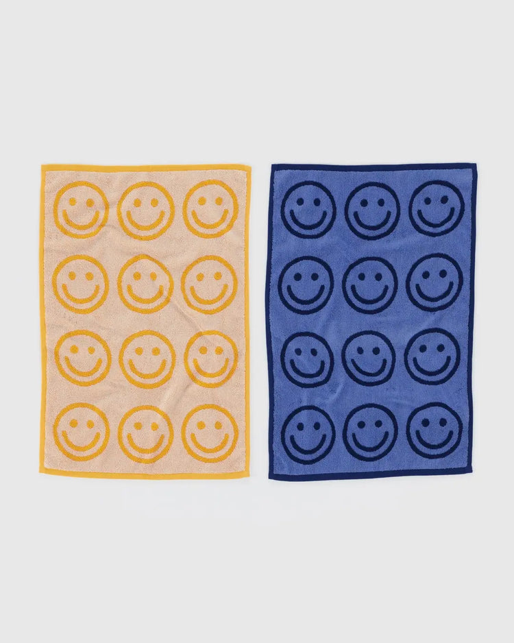 Happy Smiley Hand Towel [Various Colors] 