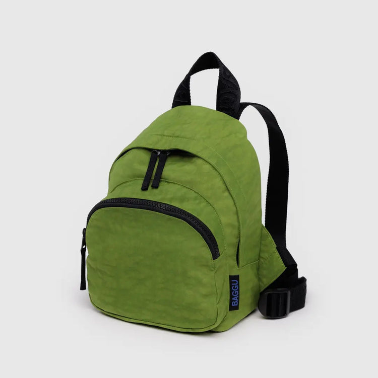 Small green apple backpack