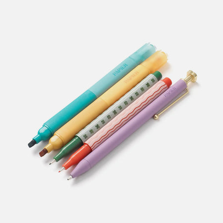 Ensemble de 5 stylos et surligneurs Imagination
