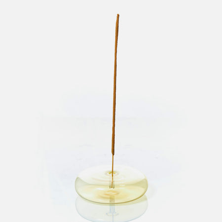 Porte-encens Dimple jaune