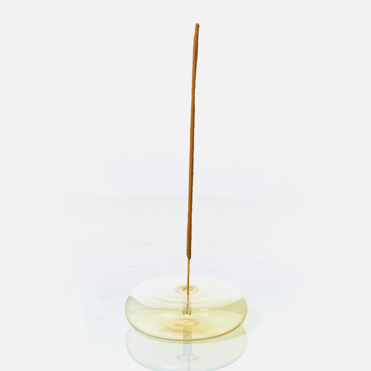 Porte-encens Dimple jaune