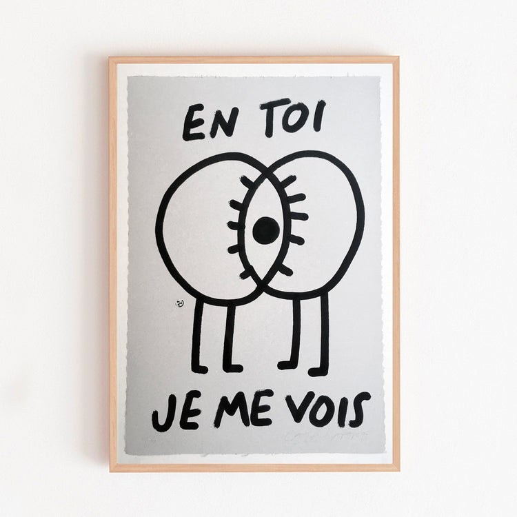 Affiche originale 'En toi je me vois'