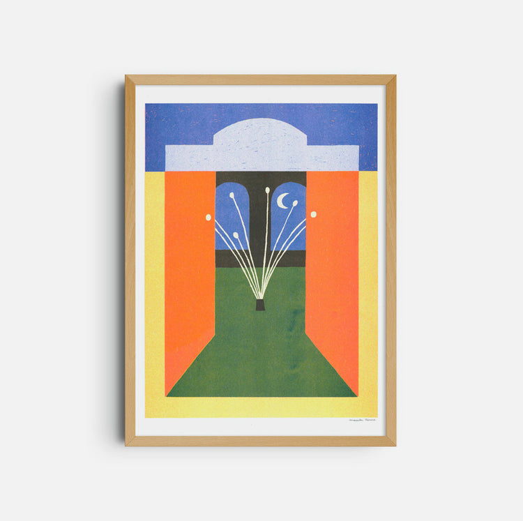 Risograph poster 'Alhambra'