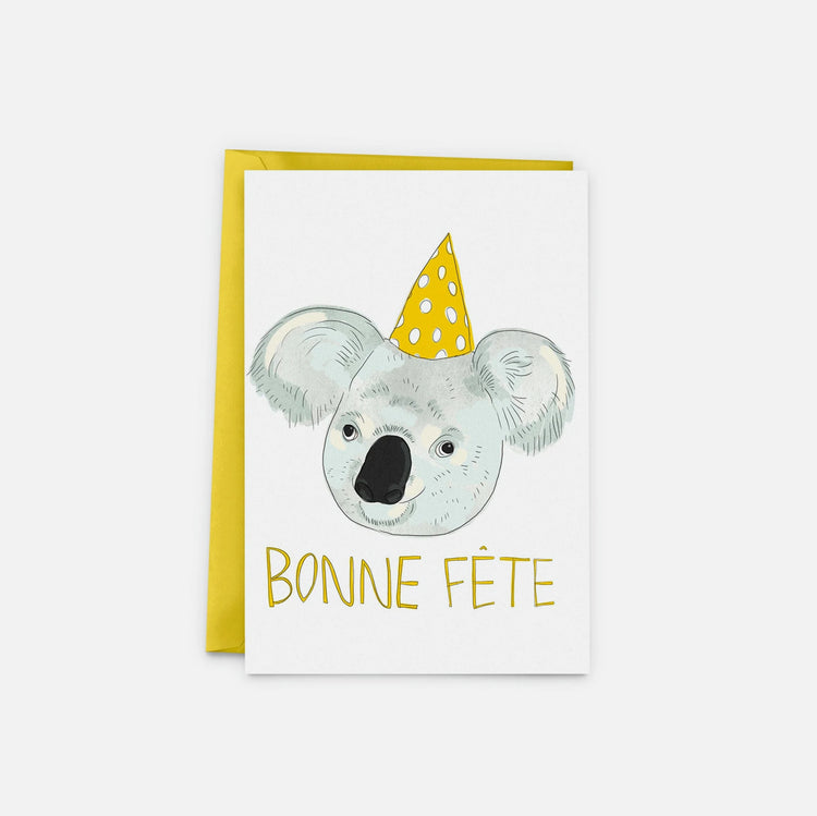 Carte de souhait Koala
