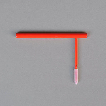 Support à papier hygiénique rouge neon