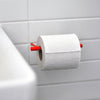 Neon red toilet paper holder