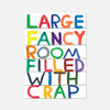 Carte postale 'Large fancy room'