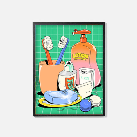 Affiche 'Bathroom Buddies'