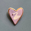 Mini broche Swan