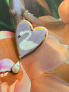 Broche Swan avec perle
