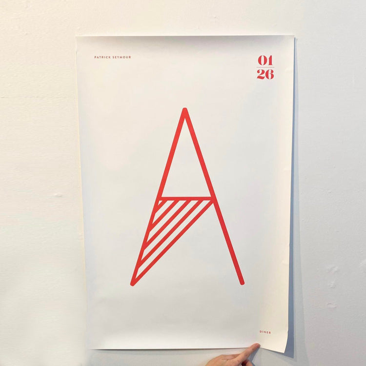 Letter 'A' poster [as is]