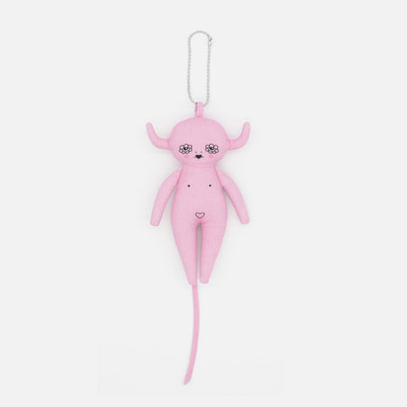 Poupée porte-bonheur décorative 'Light pink Devil'