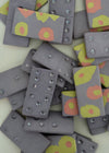 Lavender Floral Domino Set
