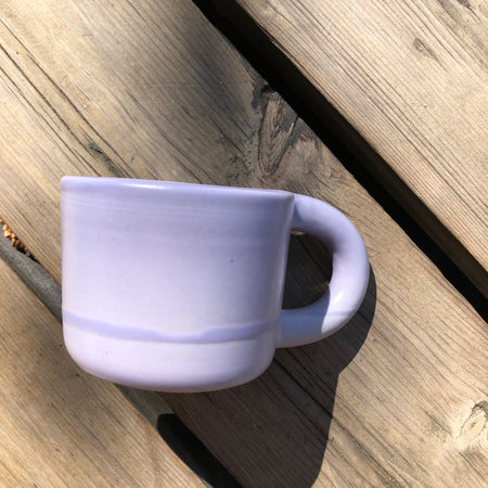 Cup with handle Lilac 