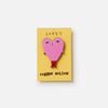 Épinglette en bois Lovey