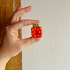 Figurine porte-bonheur Fraise