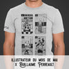 Unisex t-shirt 'Art T-shirt Club' by Guillaume Perreault