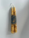Botanical Beeswax Candle Duo [8in - Assorted Flowers]