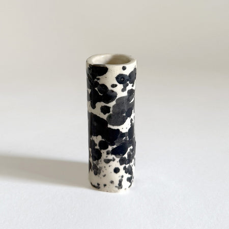 Vase mini splash noir