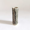 Vase mini rayures vertes