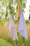 Lilac gingham tablecloth