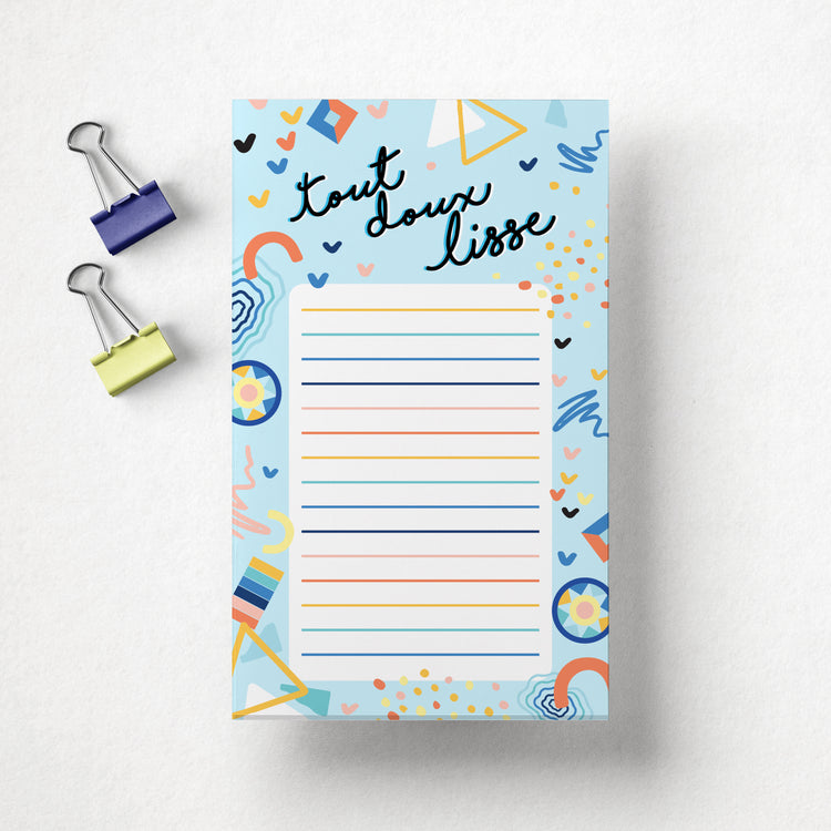 Bloc-notes Tout doux lisse