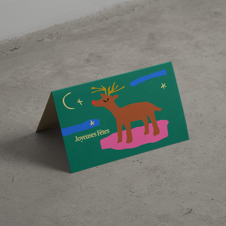 Carte de souhaits Renne