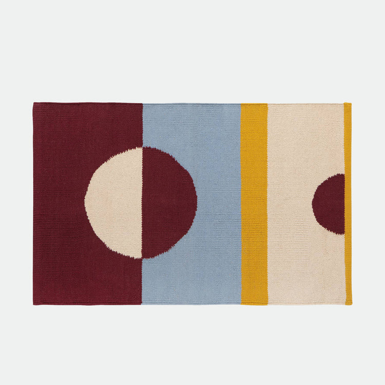 Petit tapis tissé Moonphase