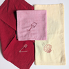 Embroidered napkin [various designs]