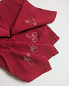 Embroidered napkin [various designs]