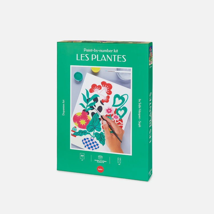 Ensemble de peinture à numéros Les Plantes