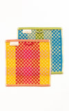 Set of 2 Damier multi-purpose washcloths