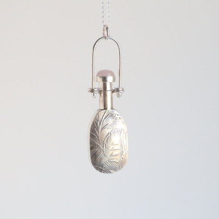 Collier pendentif Odette - Quartz rose