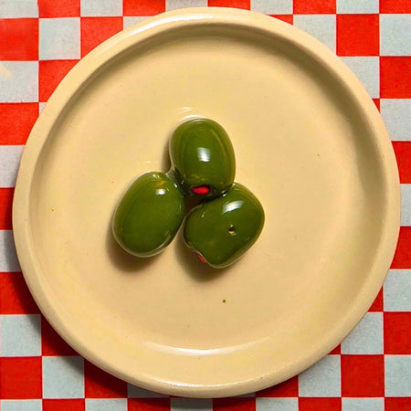 Olive Incense Holder