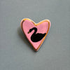 Mini broche Swan
