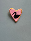 Mini broche Swan