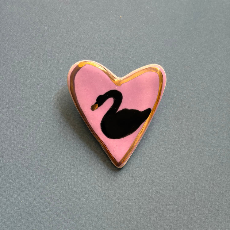 Mini broche Swan
