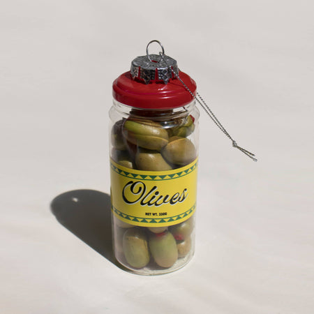 Ornement de Noël Pot d'olives