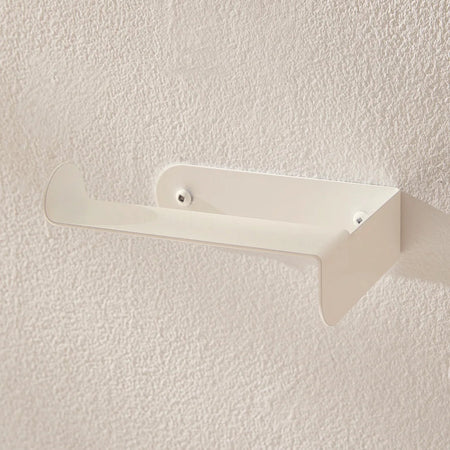 Compact cream toilet paper holder