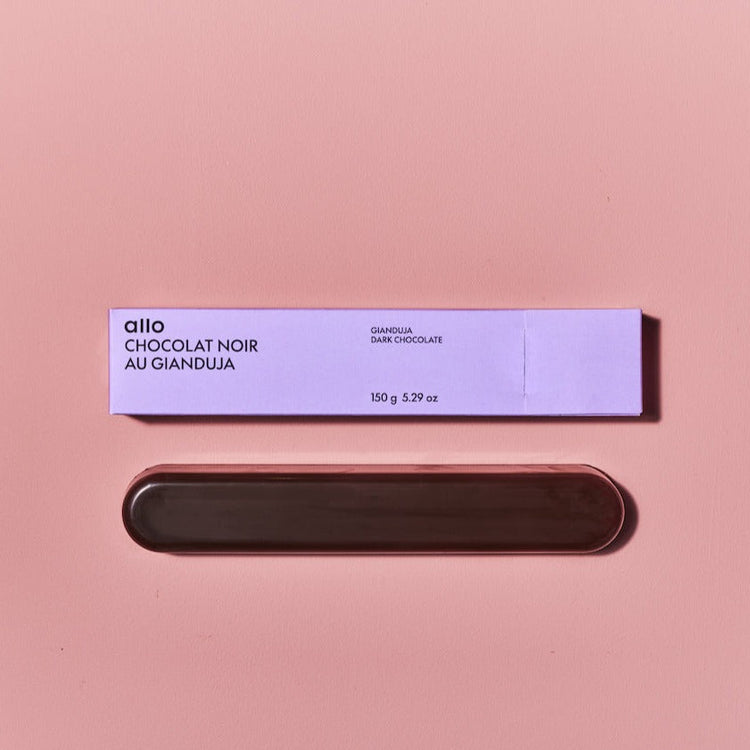 Dark chocolate with gianduja