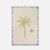 Yellow palm tree dishcloth