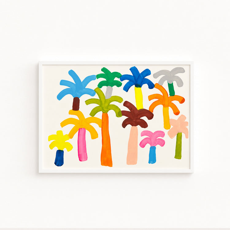 Oeuvre originale 'Palmiers'