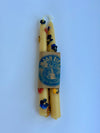Botanical Beeswax Candle Duo [8in - Assorted Flowers]