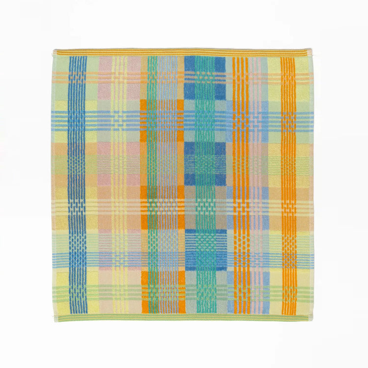 Serviette à mains Wild Weave bleu-orange