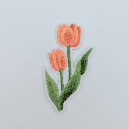 Patch blanche Tulipe