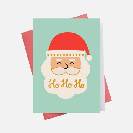 Carte de souhaits Santa Ho Ho Ho